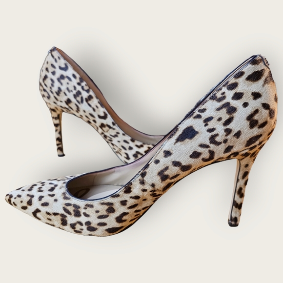 Sam Edelman Leopard Calf Hair Margie Pumps 10.5 - Picture 12 of 13